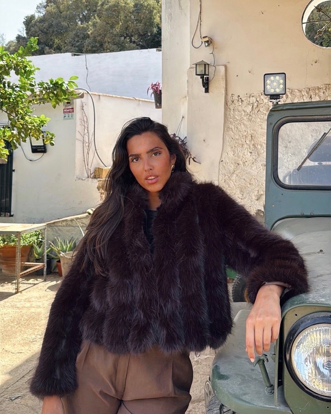 Abrigo Invernia Marrón